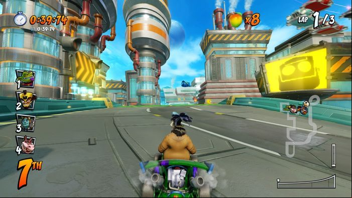 The letter T is in a shortcut - CTR Mode - Crash Nitro Cart in Crash Team Racing Nitro-Fueled - Game modes - Crash Team Racing Nitro-Fueled Guide