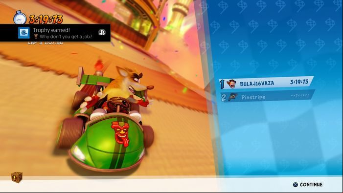 Trophy type: silver - Trophies and achievements in Crash Team Racing Nitro Fueled - Appendix - Crash Team Racing Nitro-Fueled Guide