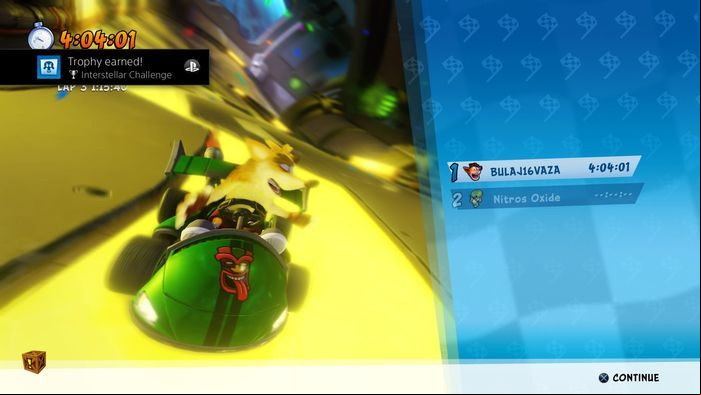 Trophy type: gold - Trophies and achievements in Crash Team Racing Nitro Fueled - Appendix - Crash Team Racing Nitro-Fueled Guide
