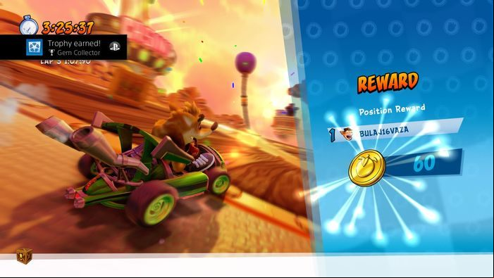 Trophy type: silver - Trophies and achievements in Crash Team Racing Nitro Fueled - Appendix - Crash Team Racing Nitro-Fueled Guide