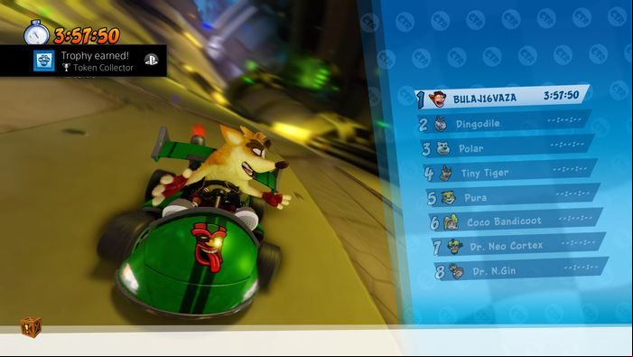 Trophy type: brown - Trophies and achievements in Crash Team Racing Nitro Fueled - Appendix - Crash Team Racing Nitro-Fueled Guide