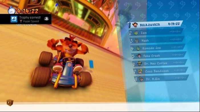 Trophy type: brown - Trophies and achievements in Crash Team Racing Nitro Fueled - Appendix - Crash Team Racing Nitro-Fueled Guide
