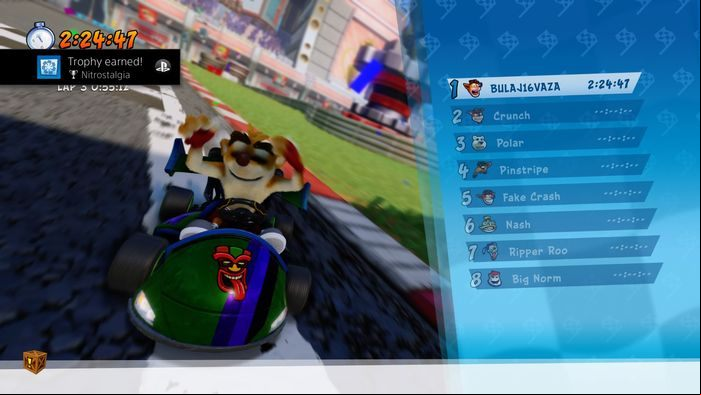Trophy type: brown - Trophies and achievements in Crash Team Racing Nitro Fueled - Appendix - Crash Team Racing Nitro-Fueled Guide