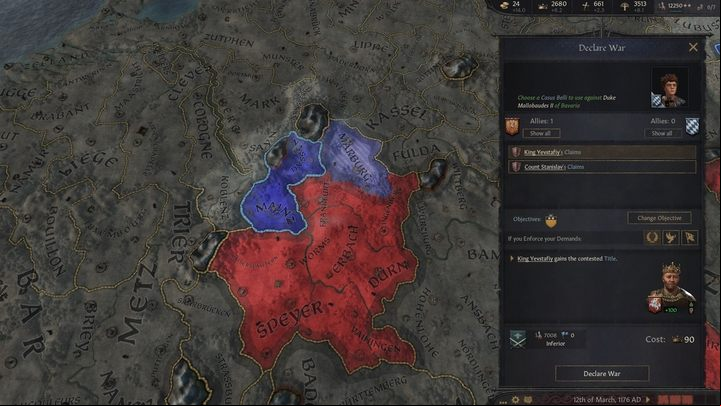 The claims you have collected will be mainly used to expand your influence and gain new titles - Crusader Kings 3: Titles - Kingdom management - Crusader Kings 3 Guide