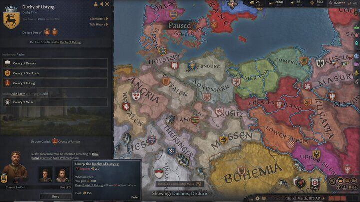 Another way to gain new titles is usurpation - Crusader Kings 3: Titles - Kingdom management - Crusader Kings 3 Guide