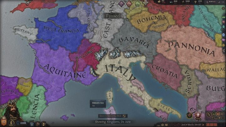 Kingdoms mode - Crusader Kings 3: Map modes - Basics - Crusader Kings 3 Guide