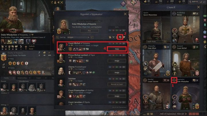 Next, we must deal with your Council - Crusader Kings 3: First steps - Basics - Crusader Kings 3 Guide