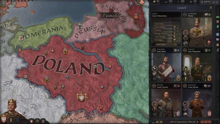 The last thing you need to handle in the council is asg tasks to the specific positions - Crusader Kings 3: First steps - Basics - Crusader Kings 3 Guide