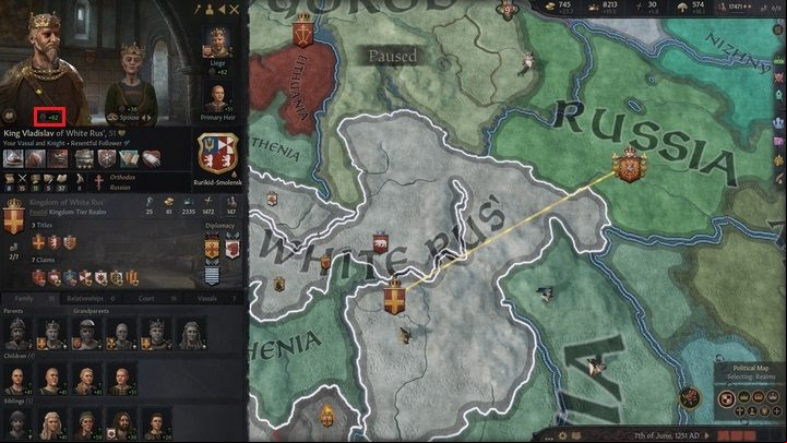 The first indicator that you should pay attention to in this aspect is the individual opinion of the vassals about you - Crusader Kings 3: Vassals - Kingdom management - Crusader Kings 3 Guide