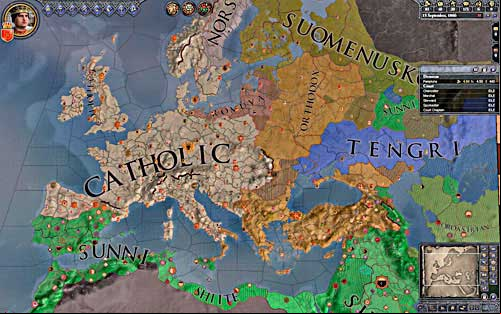 Catholics and Orthodoxes are the only available factions. - Choice of person, region and time - Basics - Crusader Kings II - Game Guide and Walkthrough
