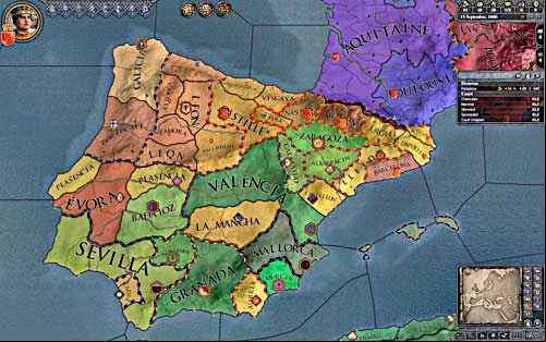 Iberian Peninsula is the most politically dangerous place in Europe - a perfect place for us! - Choice of person, region and time - Basics - Crusader Kings II - Game Guide and Walkthrough