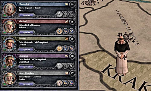 Chaplain is essential during expansion on the fidels lands and to fight with the heresy. - Court Chaplain - Council - Crusader Kings II - Game Guide and Walkthrough