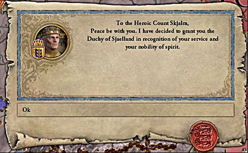 Good service is only a pretence. - Count - Riding on a Top - Crusader Kings II - Game Guide and Walkthrough