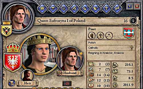 You can help your wife to gain the crown. - Count - Riding on a Top - Crusader Kings II - Game Guide and Walkthrough