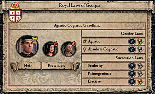 Laws are basic tools to on the power. - King - Riding on a Top - Crusader Kings II - Game Guide and Walkthrough
