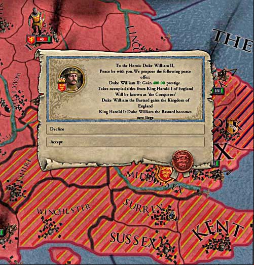England wont stand long. - Stamford Bridge - Official scenarios - Crusader Kings II - Game Guide and Walkthrough