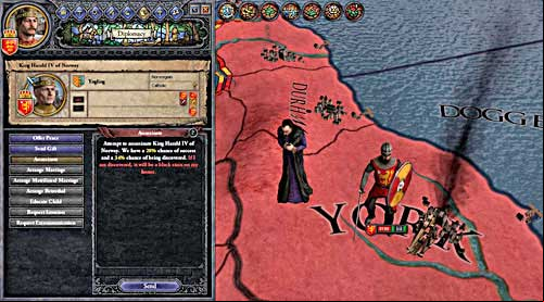 Harald is in the York, send a spymaster there. - Stamford Bridge - Official scenarios - Crusader Kings II - Game Guide and Walkthrough