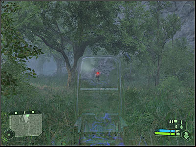 The second soldier should be standing somewhere to your left - Crysis: Mission 1, - part 3, walkthrough - Mission 1 - - Crysis Game Guide