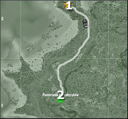 Map legend - Crysis: Mission 1, - part 6, walkthrough - Mission 1 - - Crysis Game Guide