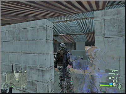 You will probably have to kill the last two soldiers separately - Crysis: Mission 2, Recovery - part 3, walkthrough - Mission 2 - Recovery - Crysis Game Guide