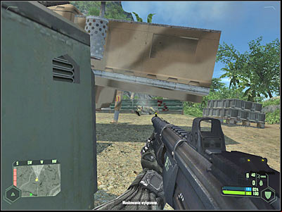 You may fulfill this mission objective right away if you want to - Crysis: Mission 2, Recovery - part 3, walkthrough - Mission 2 - Recovery - Crysis Game Guide