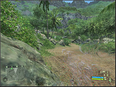Look at my map, because thats where youll have to go - Crysis: Mission 2, Recovery - part 4, walkthrough - Mission 2 - Recovery - Crysis Game Guide