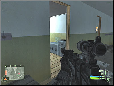 You could also take a rocket launcher from a nearby gas station which is located closer to the tank - Crysis: Mission 2, Recovery - part 6, walkthrough - Mission 2 - Recovery - Crysis Game Guide