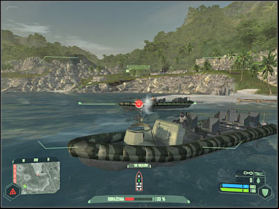 You will have to move on towards this small hill - Mission 4 - part 4 | Mission 4 - Assault - Mission 4 - Assault - Crysis Game Guide