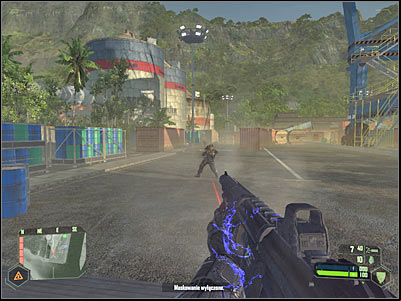 Now you should consider moving towards your current target - Mission 4 - part 7 | Mission 4 - Assault - Mission 4 - Assault - Crysis Game Guide