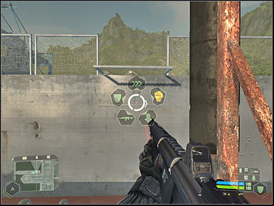 You are probably going to be attacked by a small group of enemy soldiers - Mission 4 - part 8 | Mission 4 - Assault - Mission 4 - Assault - Crysis Game Guide
