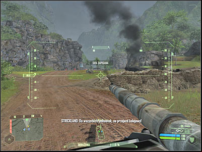 You wont have to worry about soldiers equipped with machine guns, because they arent a threat of you - Mission 5 - part 2 | Mission 5 - Onslaught - Mission 5 - Onslaught - Crysis Game Guide