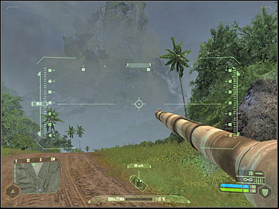 You will have to destroy at least two enemy tanks along the way - Mission 5 - part 3 | Mission 5 - Onslaught - Mission 5 - Onslaught - Crysis Game Guide