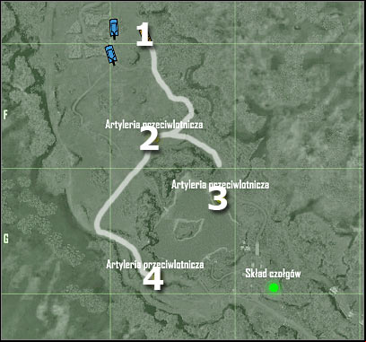 Map legend - Mission 5 - part 4 | Mission 5 - Onslaught - Mission 5 - Onslaught - Crysis Game Guide