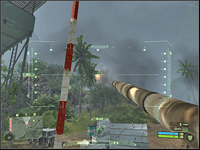 Once again, I urge you to make sure that the area has been properly secured - Mission 5 - part 5 | Mission 5 - Onslaught - Mission 5 - Onslaught - Crysis Game Guide