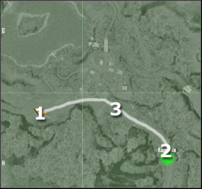 Map legend - Mission 5 - part 7 | Mission 5 - Onslaught - Mission 5 - Onslaught - Crysis Game Guide