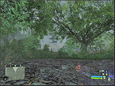 I would recommend that you go to your left - Mission 6 - part 1 | Mission 6 - Awakening - Mission 6 - Awakening - Crysis Game Guide