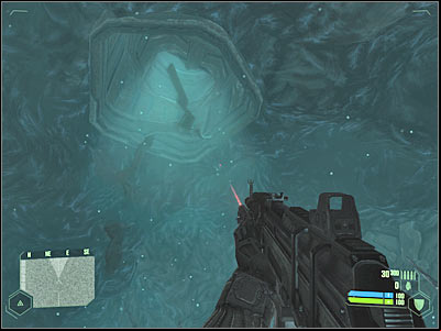Once again, you will have to defend yourself against a weird looking monster - Mission 7 - part 2 | Mission 7 - Core - Mission 7 - Core - Crysis Game Guide