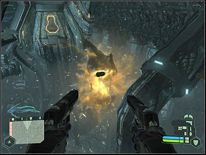 You may finally proceed towards a tunnel - Mission 7 - part 2 | Mission 7 - Core - Mission 7 - Core - Crysis Game Guide