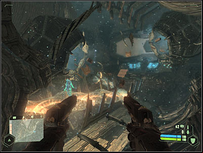 Take your time and explore this cavern - Mission 7 - part 3 | Mission 7 - Core - Mission 7 - Core - Crysis Game Guide