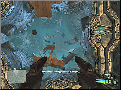 Now you will have to proceed towards a small entrance (screen) - Mission 7 - part 3 | Mission 7 - Core - Mission 7 - Core - Crysis Game Guide