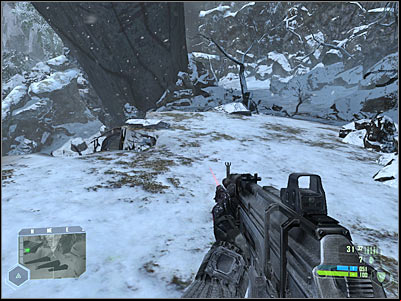 You should be able to reach several destroyed crates at some point of your journey (3 on the map) - Mission 8 - part 1 | Mission 8 - Paradise Lost - Mission 8 - Paradise Lost - Crysis Game Guide