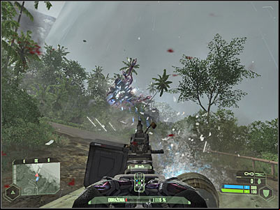 Focus your efforts on destroying aliens creatures - Mission 9 - part 2 | Mission 9 - Exodus - Mission 9 - Exodus - Crysis Game Guide