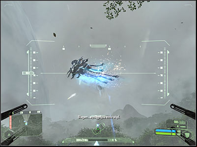 Exit the vehicle once it has received about 90% of damage - Mission 9 - part 4 | Mission 9 - Exodus - Mission 9 - Exodus - Crysis Game Guide