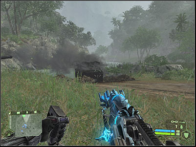 I wouldnt recommend staying near the river - Mission 9 - part 5 | Mission 9 - Exodus - Mission 9 - Exodus - Crysis Game Guide