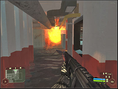 Approach this corridor once again - FINAL MISSION - part 4 | FINAL MISSION - Reckoning - FINAL MISSION - Reckoning - Crysis Game Guide