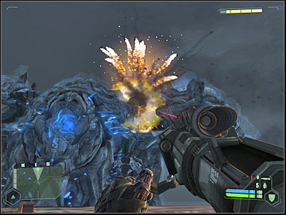 Destroying the turrets was very easy - FINAL MISSION - part 11 | FINAL MISSION - Reckoning - FINAL MISSION - Reckoning - Crysis Game Guide
