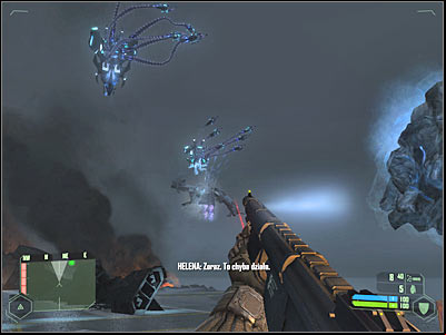 Make sure that youre using larger objects for cover while trying to take out enemy creatures - FINAL MISSION - part 11 | FINAL MISSION - Reckoning - FINAL MISSION - Reckoning - Crysis Game Guide