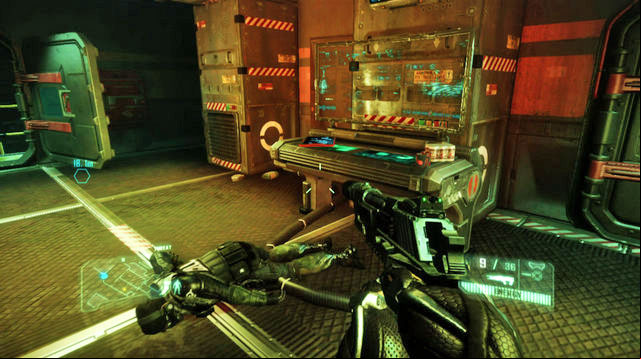 Climb up the stairs and enter the next room - Make your way through CELL outposts - Post Human! - Crysis 3 - Game Guide and Walkthrough