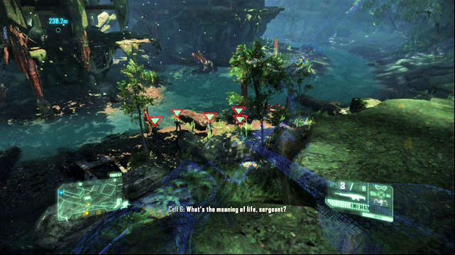After the cutscene, follow Psycho - Destroy the dam - The Root of All Evil - Crysis 3 - Game Guide and Walkthrough