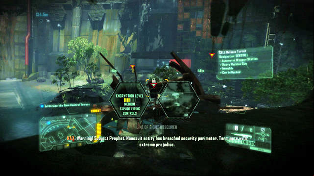 You may also decide to walk around everybody, by taking the remains of the corridors to the left, and to the right - Destroy the dam - The Root of All Evil - Crysis 3 - Game Guide and Walkthrough